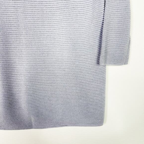 Aritzia Wilfred XSmall Light Blue Purple Blanchard Sweater 3/4 Sleeve Textured - Picture 4 of 8